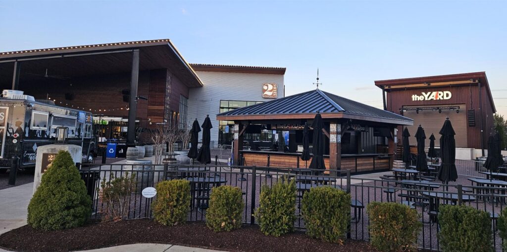 Wide view of theYARD and 2 Silos at NOVA Live Manassas